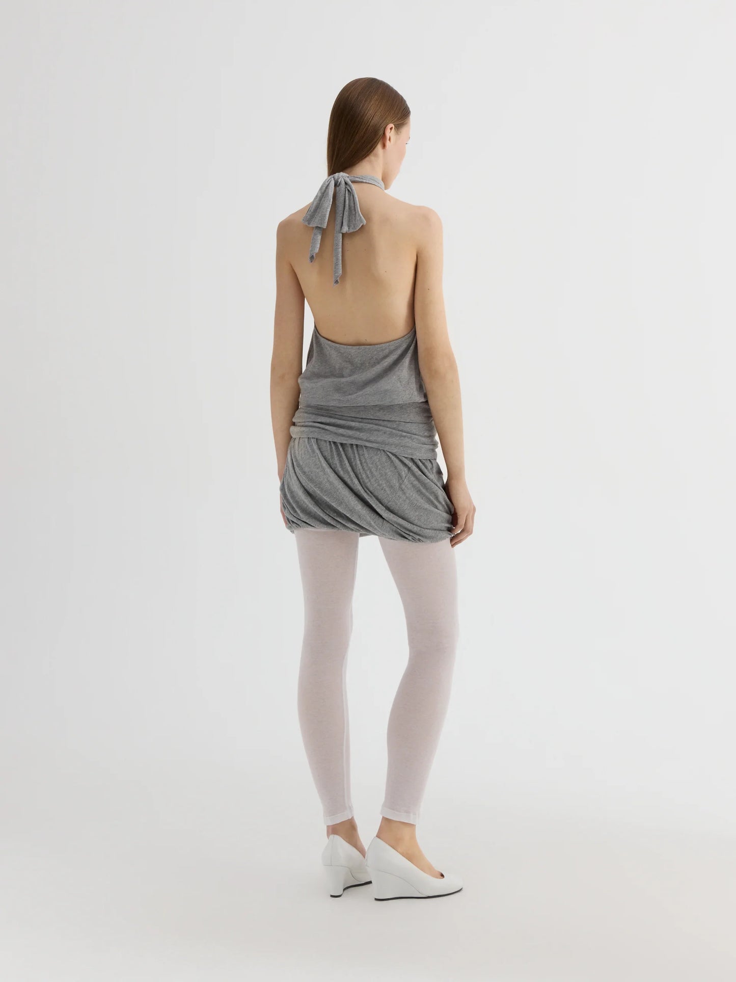 Gimaguas Boa Jersey Top Grey