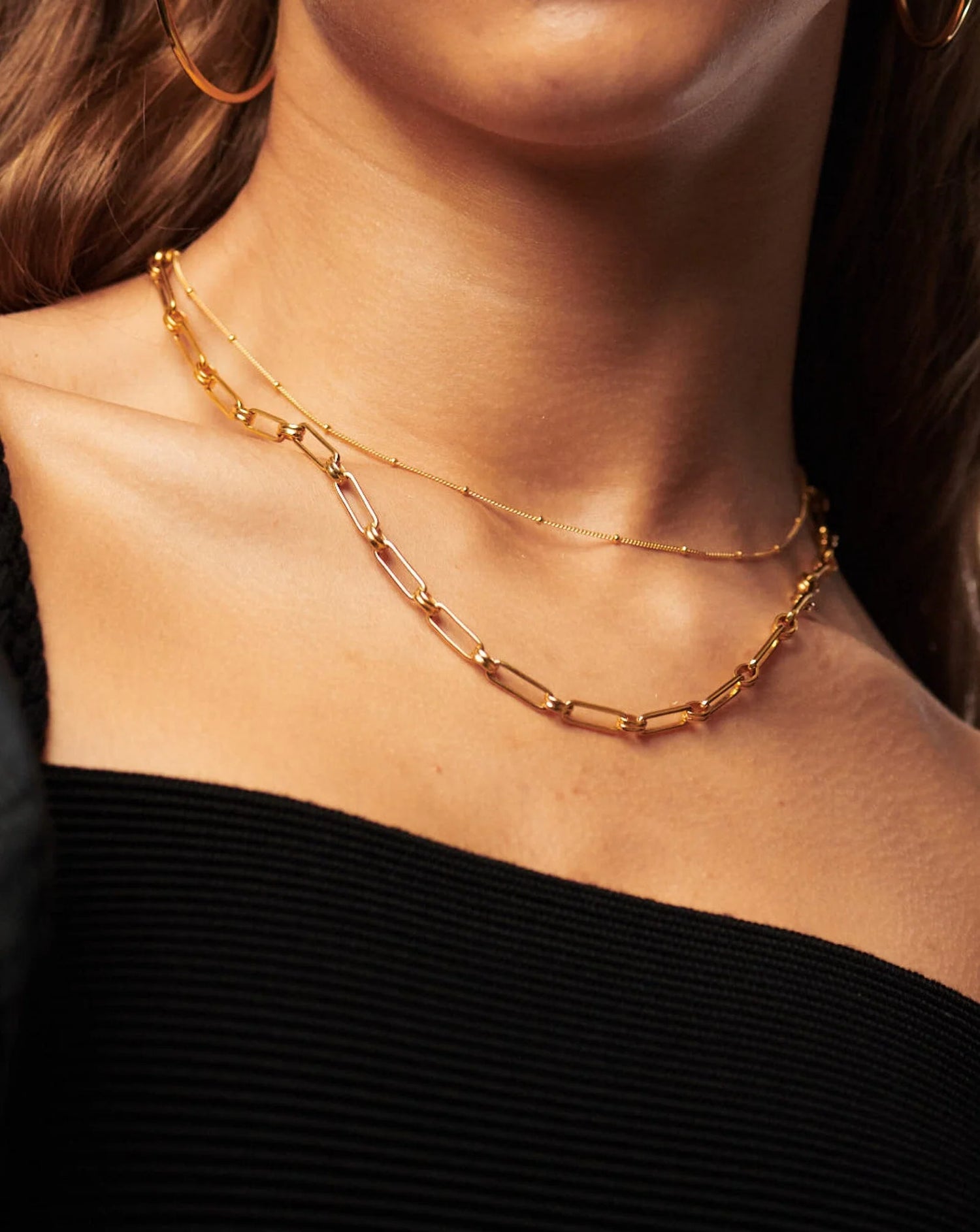 MISSOMA Gold Bobble Chain Choker Vermeil Gold Laneway Boutique