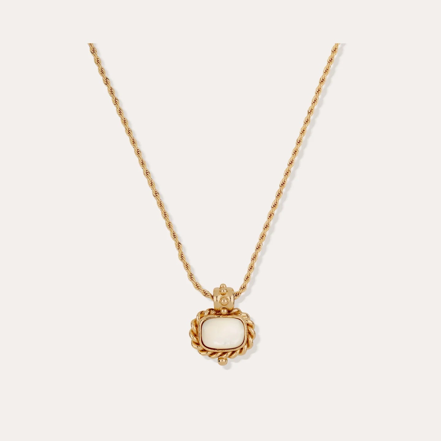 Gas Bijoux Amarante Necklace  White Mother of Pearl