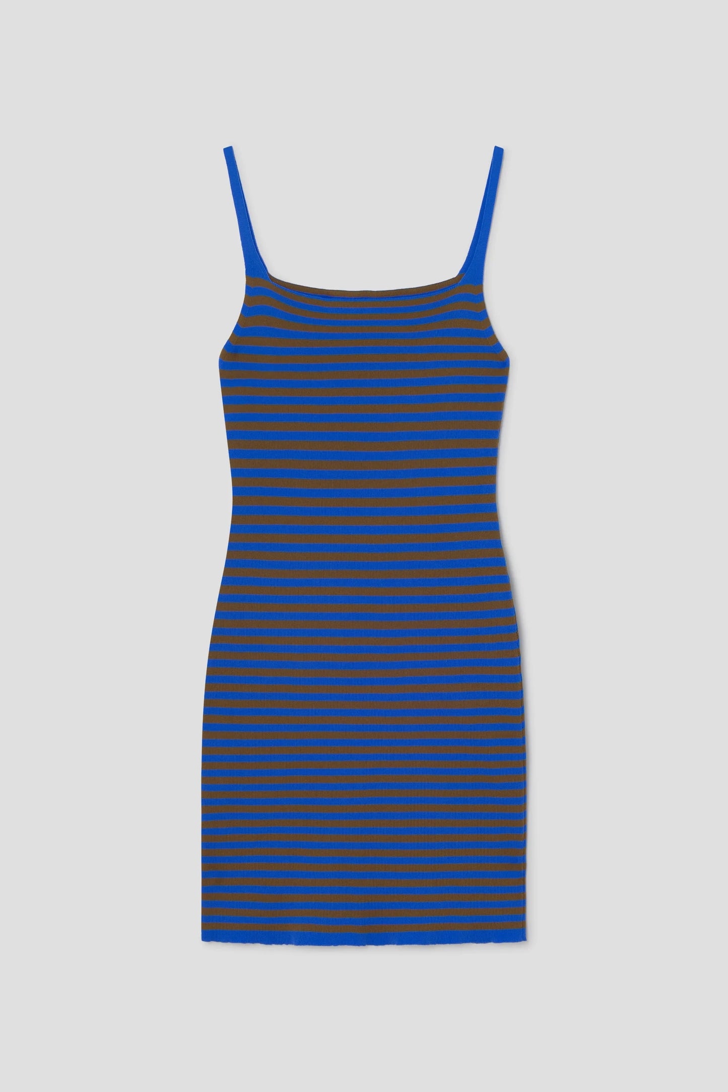Camu Mini Dress Brown Blue