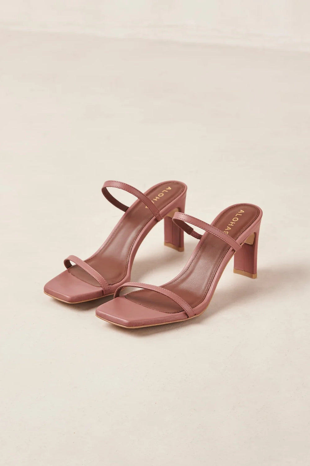 Cannes Leather Sandals Astro Red / Blush Tone