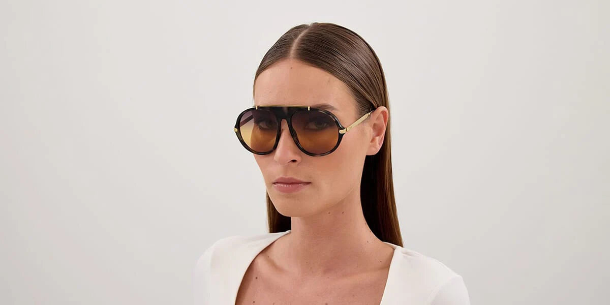 Chloe Aviator Sunglasses CH0357S003 Havana