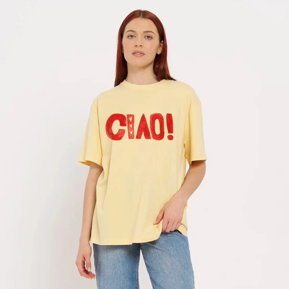 Ciao Oversized Tee Butter