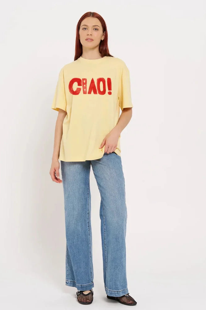 Ciao Oversized Tee Butter