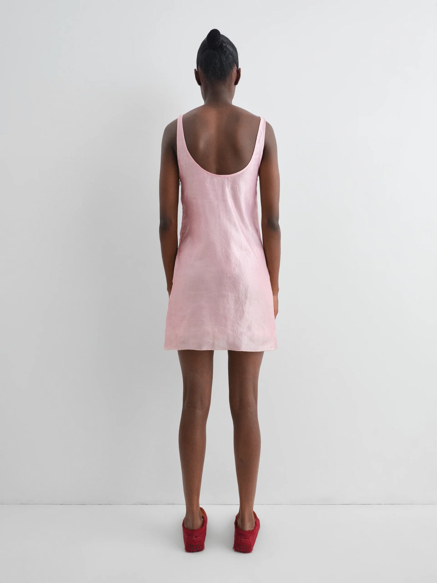 Claude Studs Mini Dress Pink