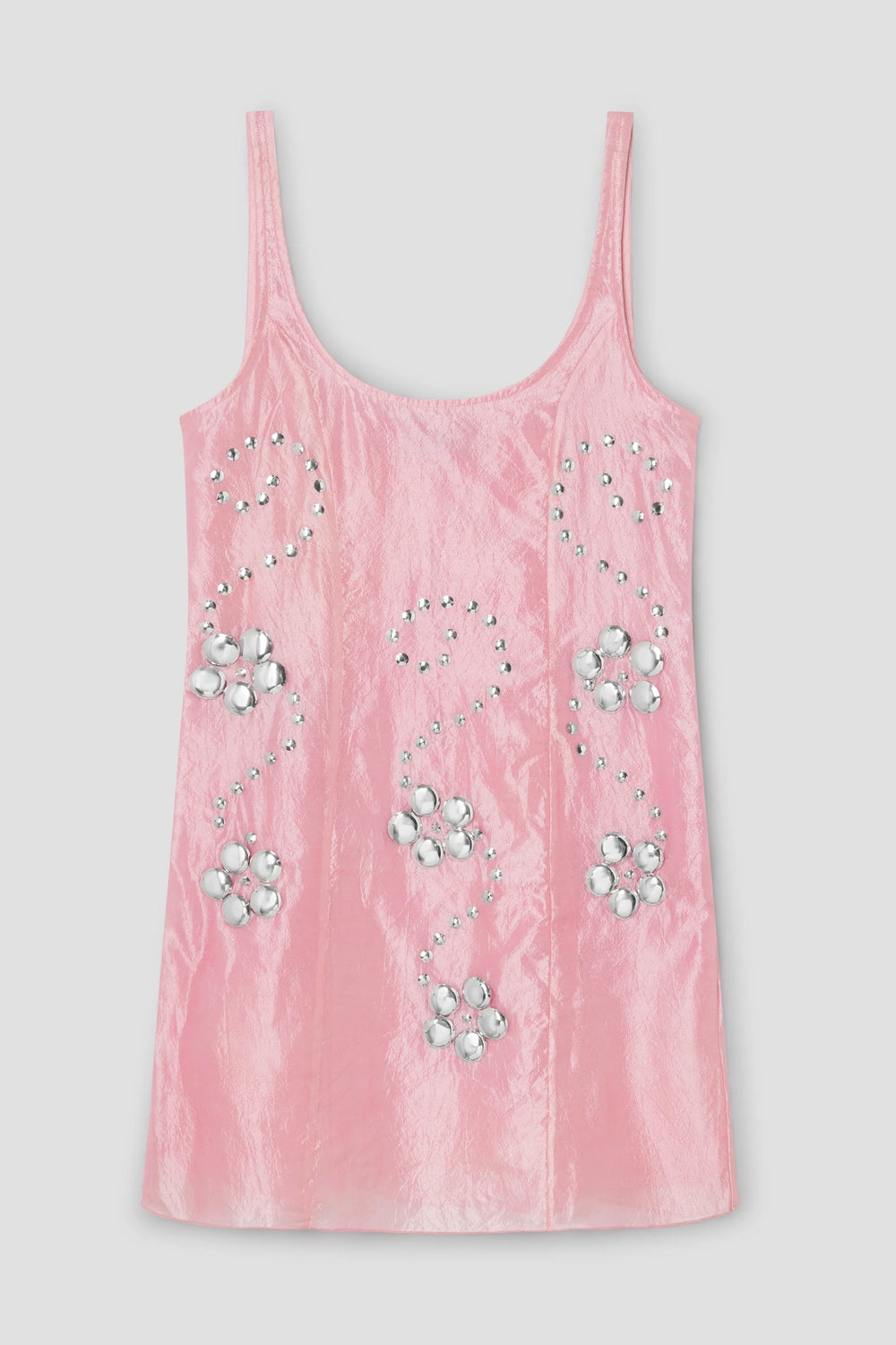 Claude Studs Mini Dress Pink