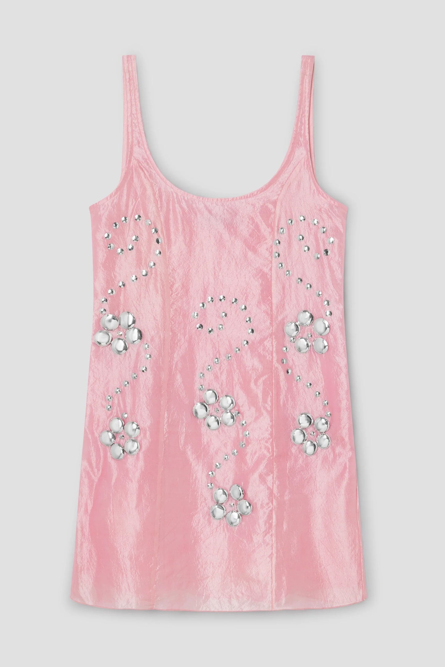 Claude Studs Mini Dress Pink