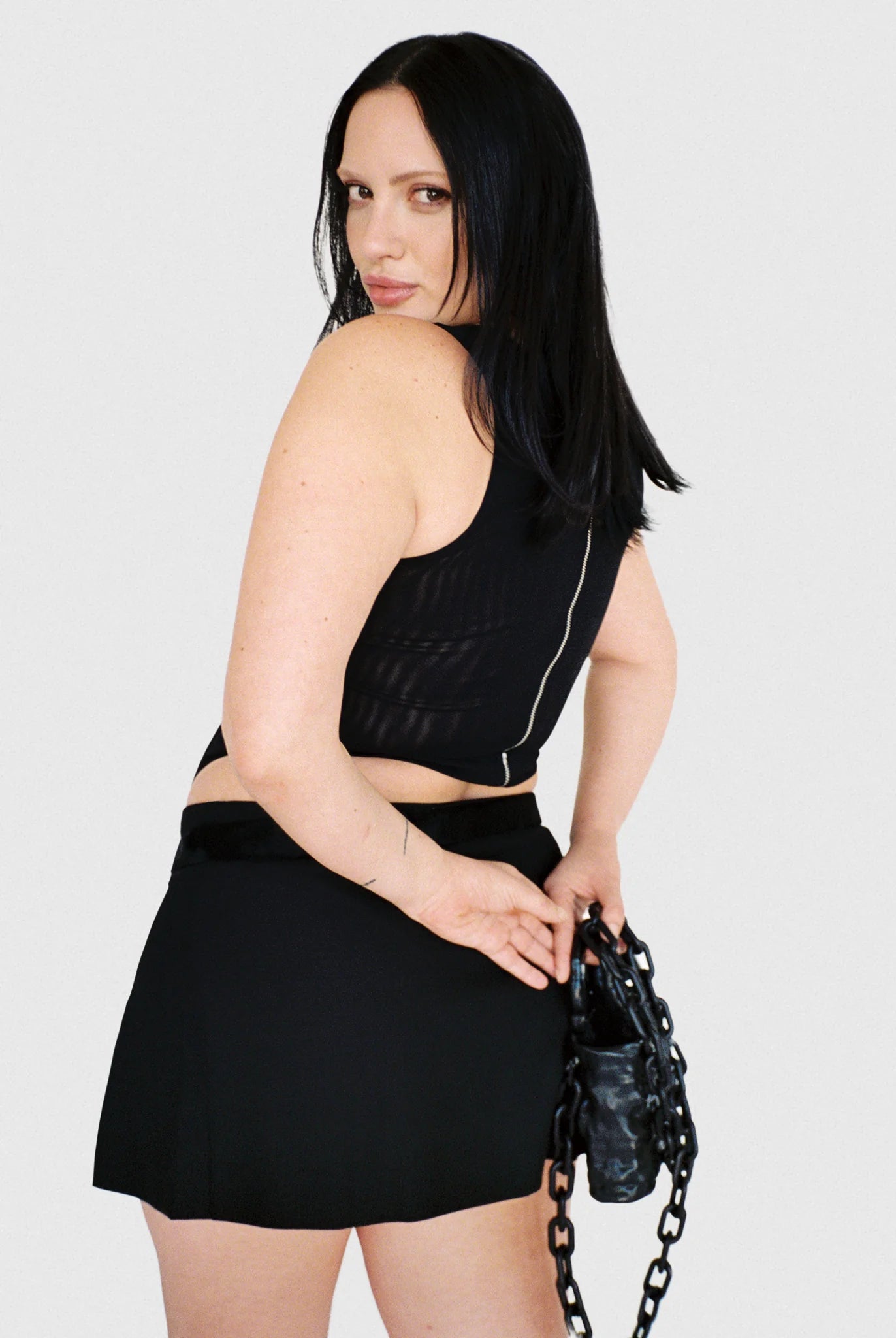 Micro Mini Skirt Black