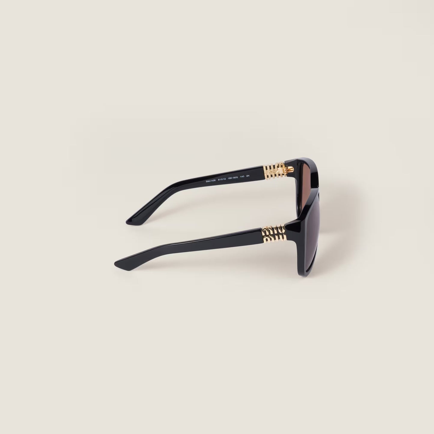 Miu Miu Oversized Sunglasses 0MU A08SF Black