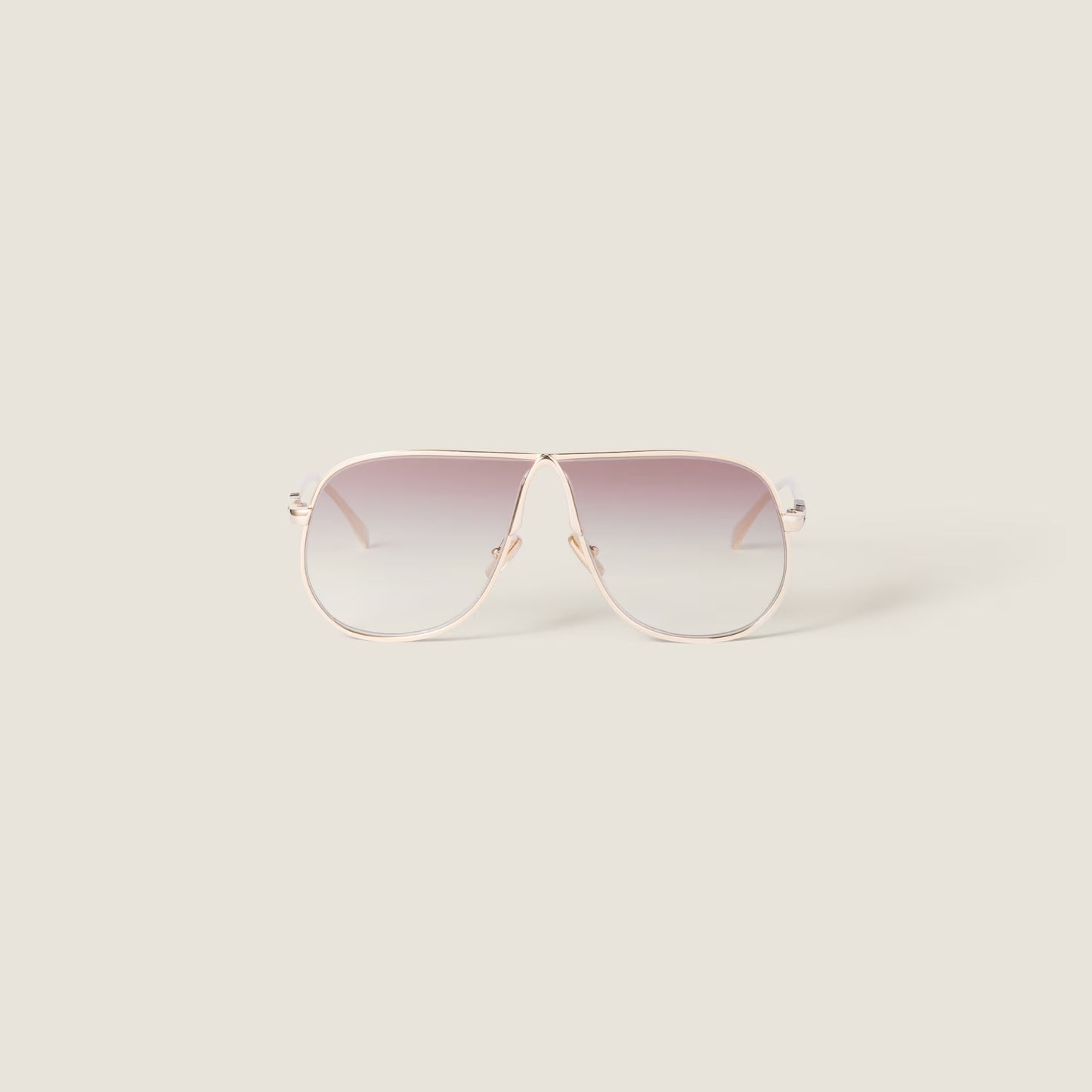 Miu Miu Ombre Sunglasses Coffee Silver Gradient 0MU A56S