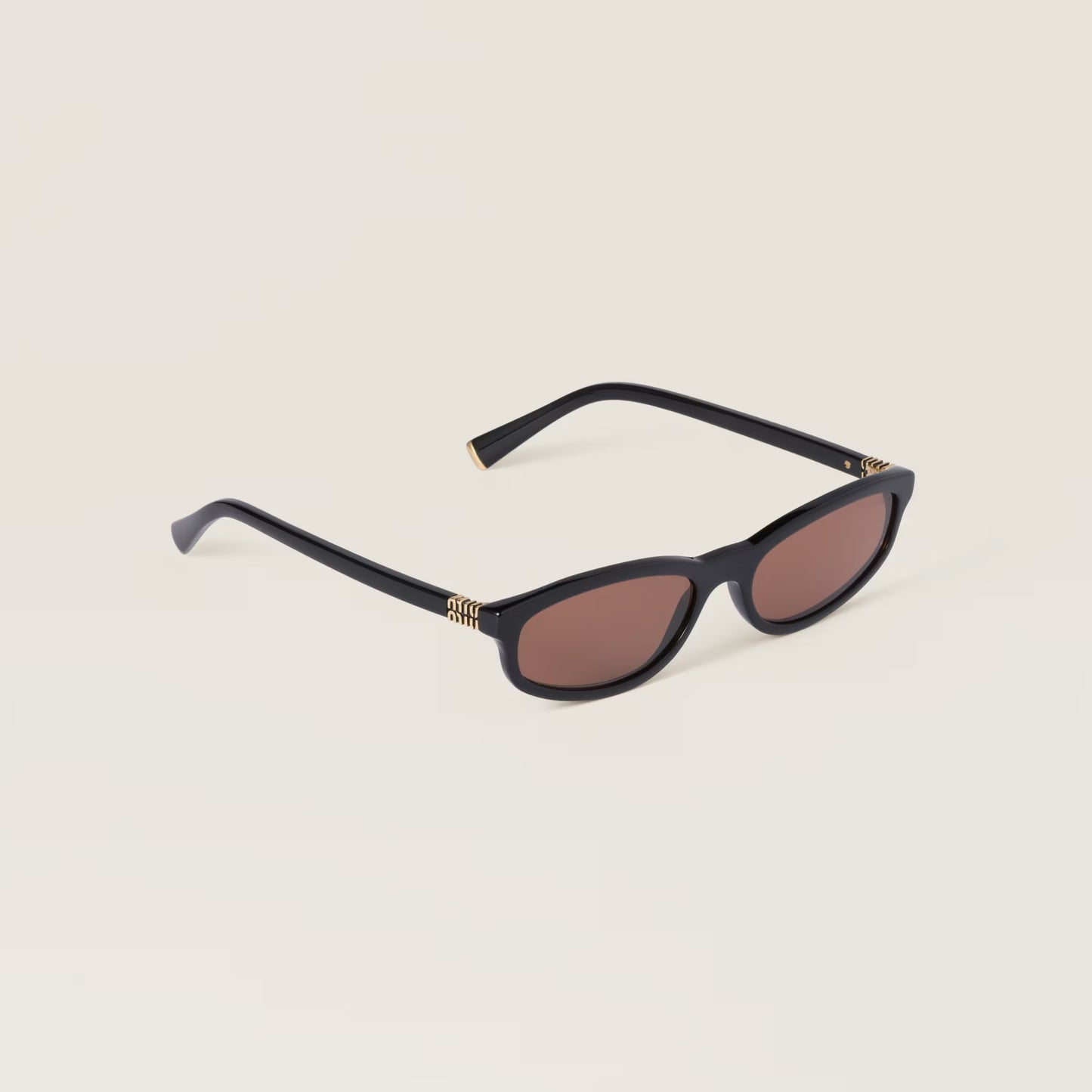 Miu Miu Regard sunglasses 0MU 106S Black and Brown