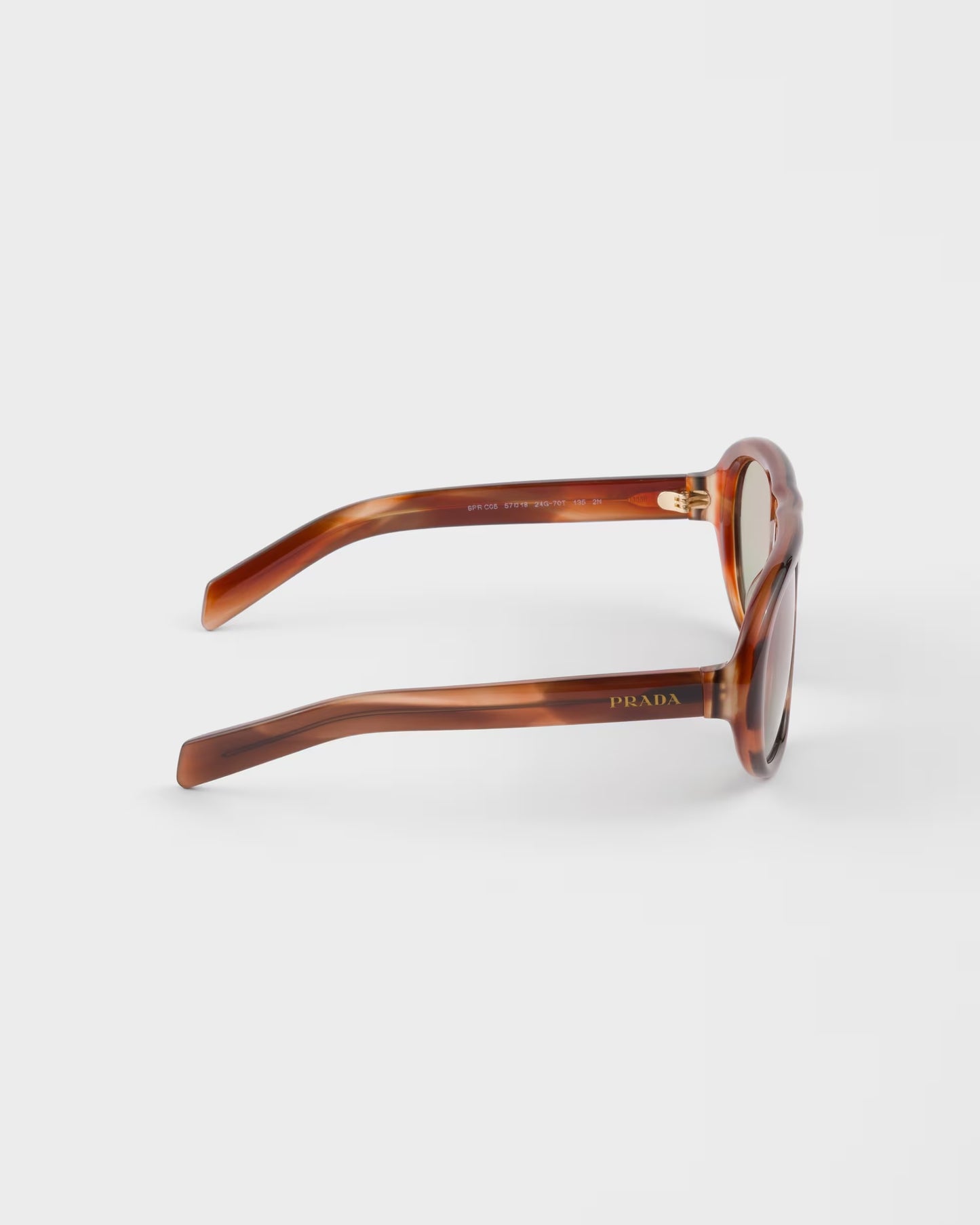 Prada Shadowplay Oversized Sunglasses 0PR C05S Tortoise