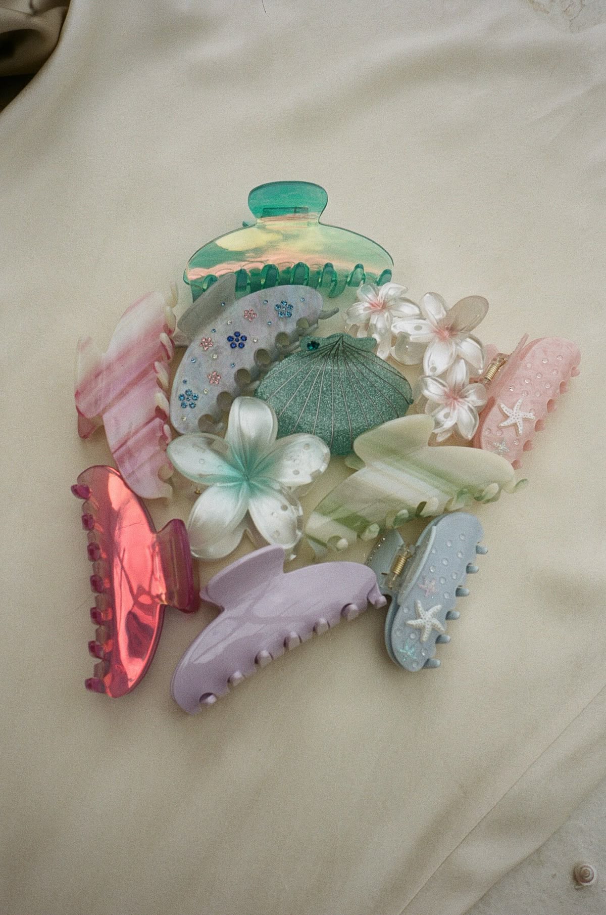 Super Bloom Clip Mint Pearl