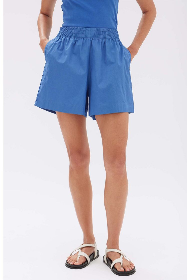 Jaida Poplin Short Lapis