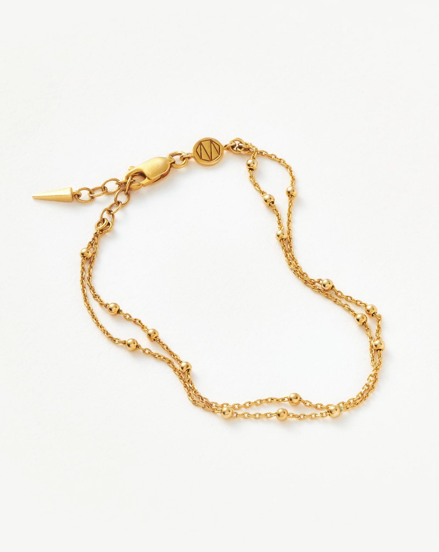 Double Chain Bracelet Vermeil Gold