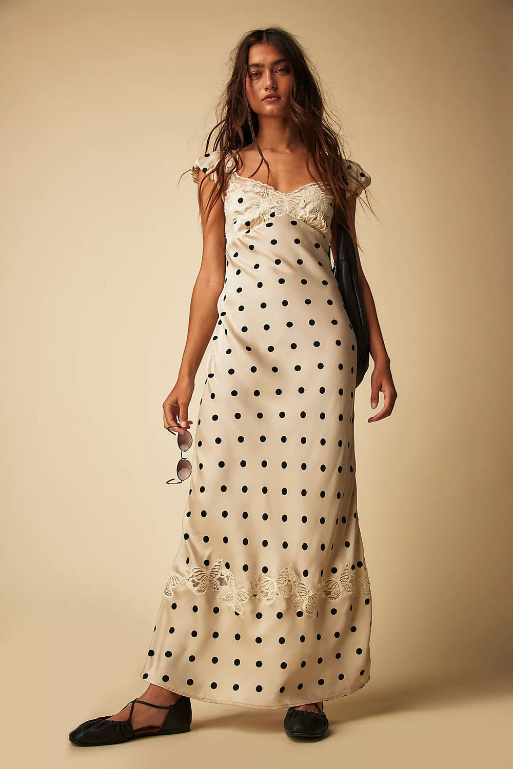 Butterfly Babe Maxi Dress Polka