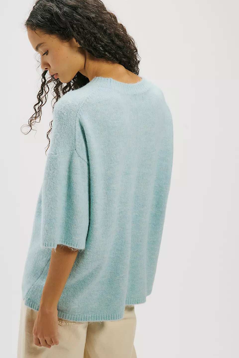 Margot SoftSpun Sweater Tee Angel Falls Melange