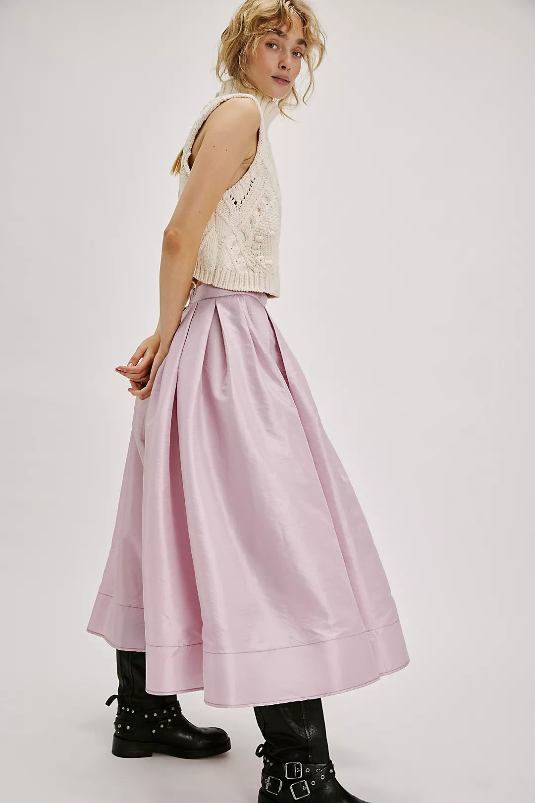 Emilia Full Skirt Plum Blossom