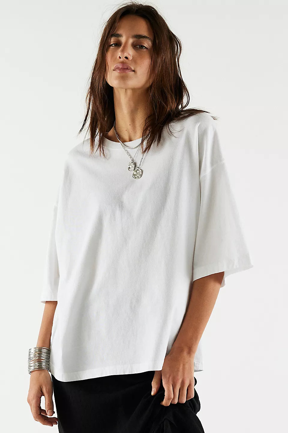 We The Free Perfect Oversized Tee White