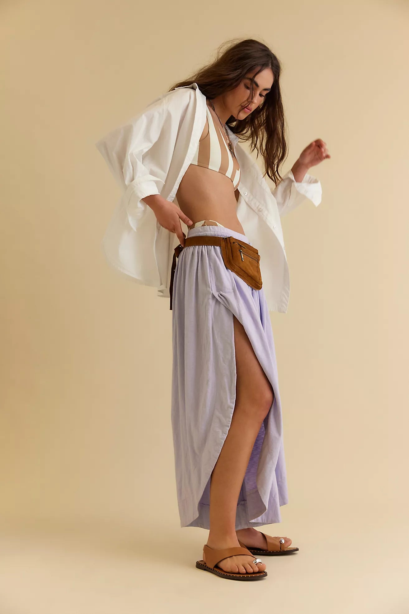 Sabine Articulated Shirt Parchment