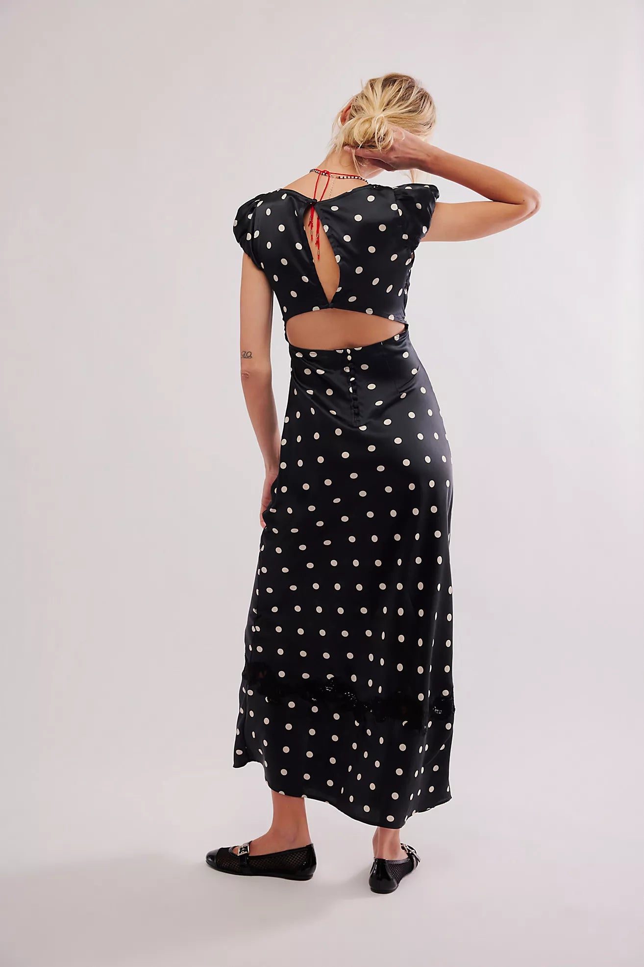 Butterfly Babe Maxi Dress Polka