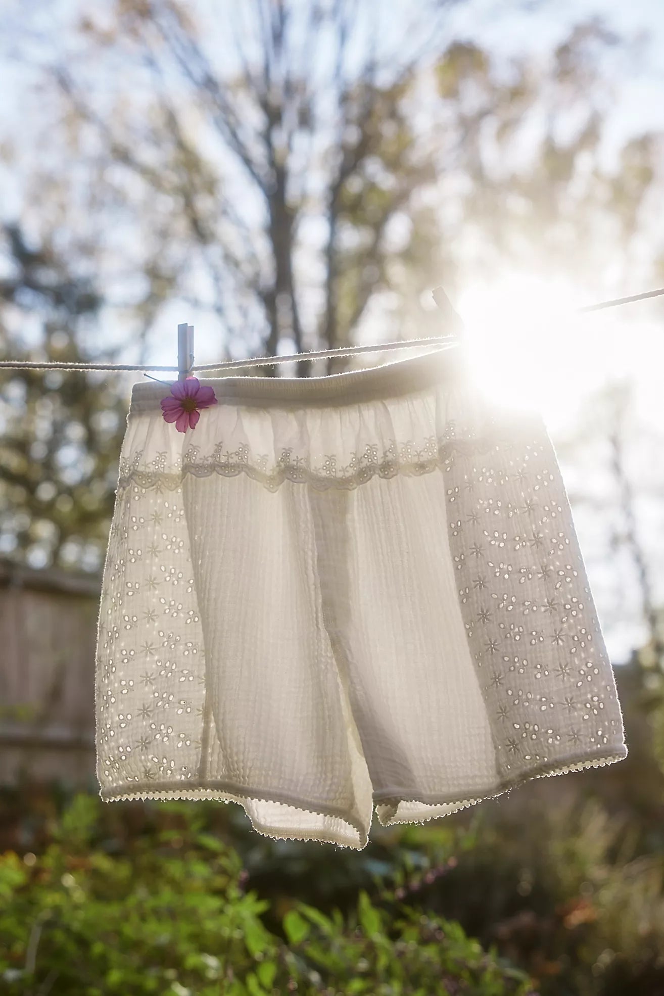 Full Bloom Boxers Ivory