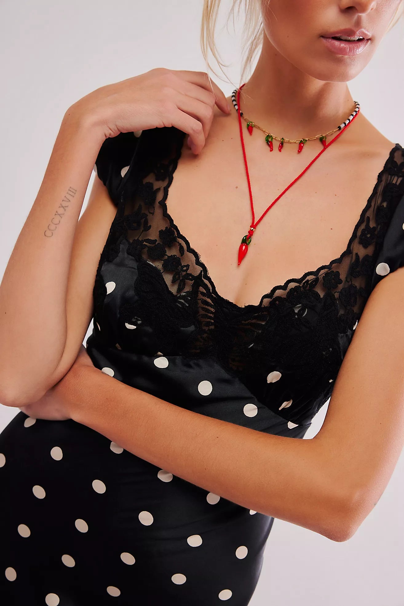 Butterfly Babe Maxi Dress Polka