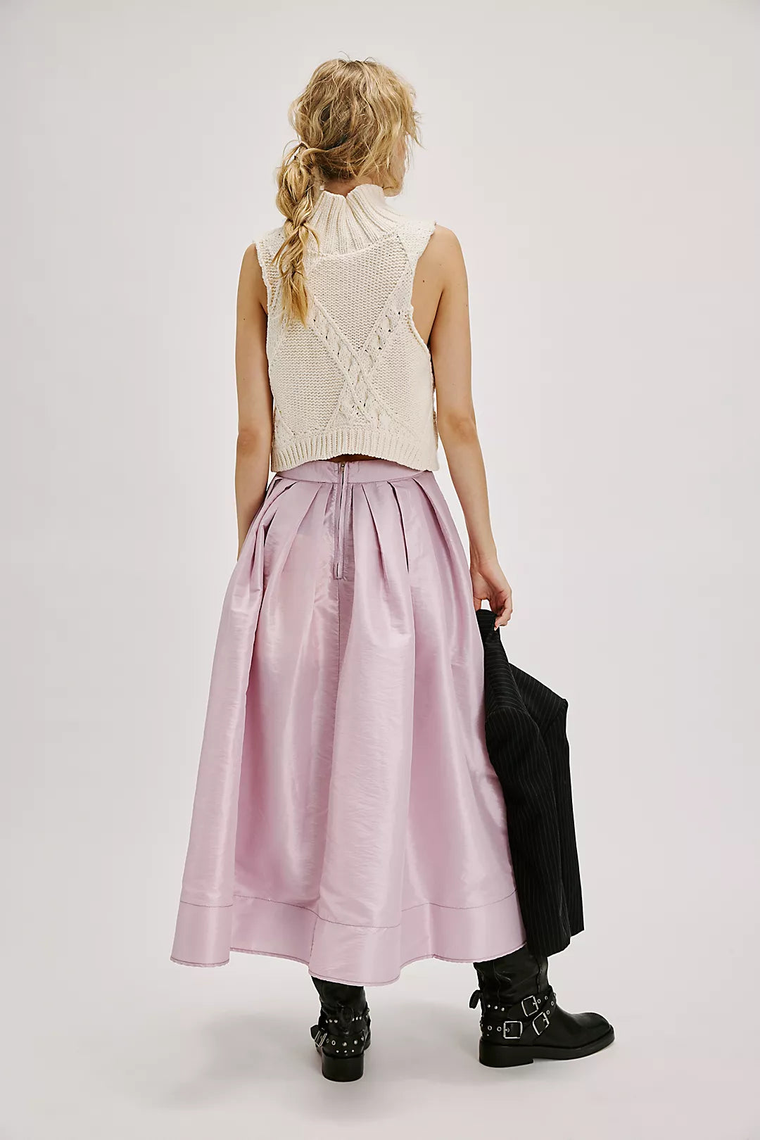 Emilia Full Skirt Plum Blossom