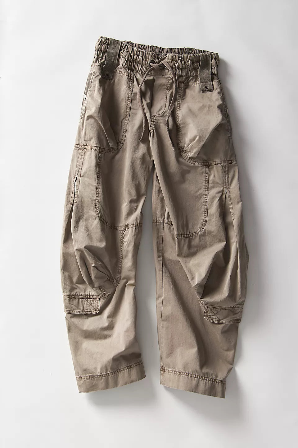 Onset Printed Pull On Cargo Pants Dusted Cocoa