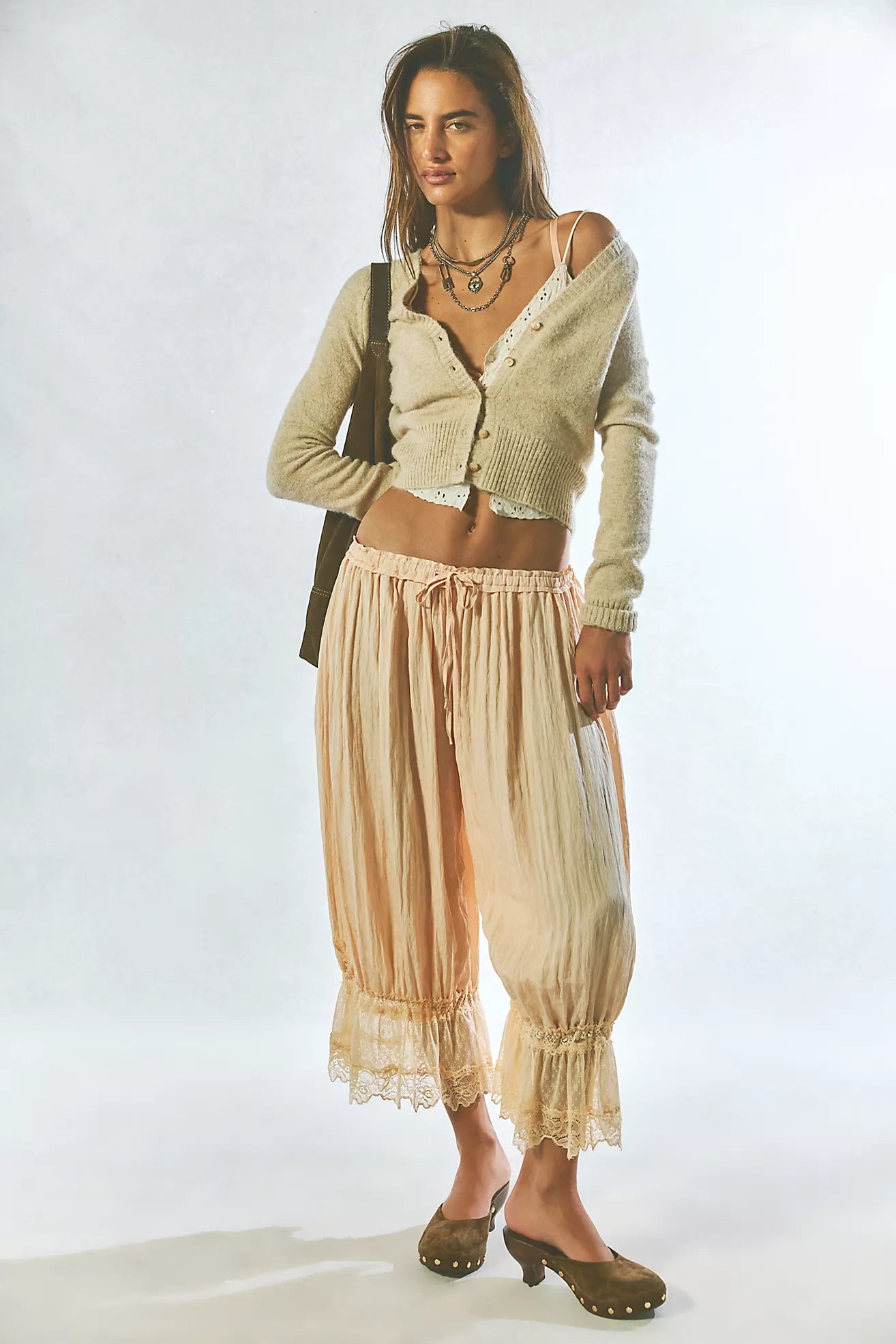 Forever Young Bloomer Pants Peach Pit