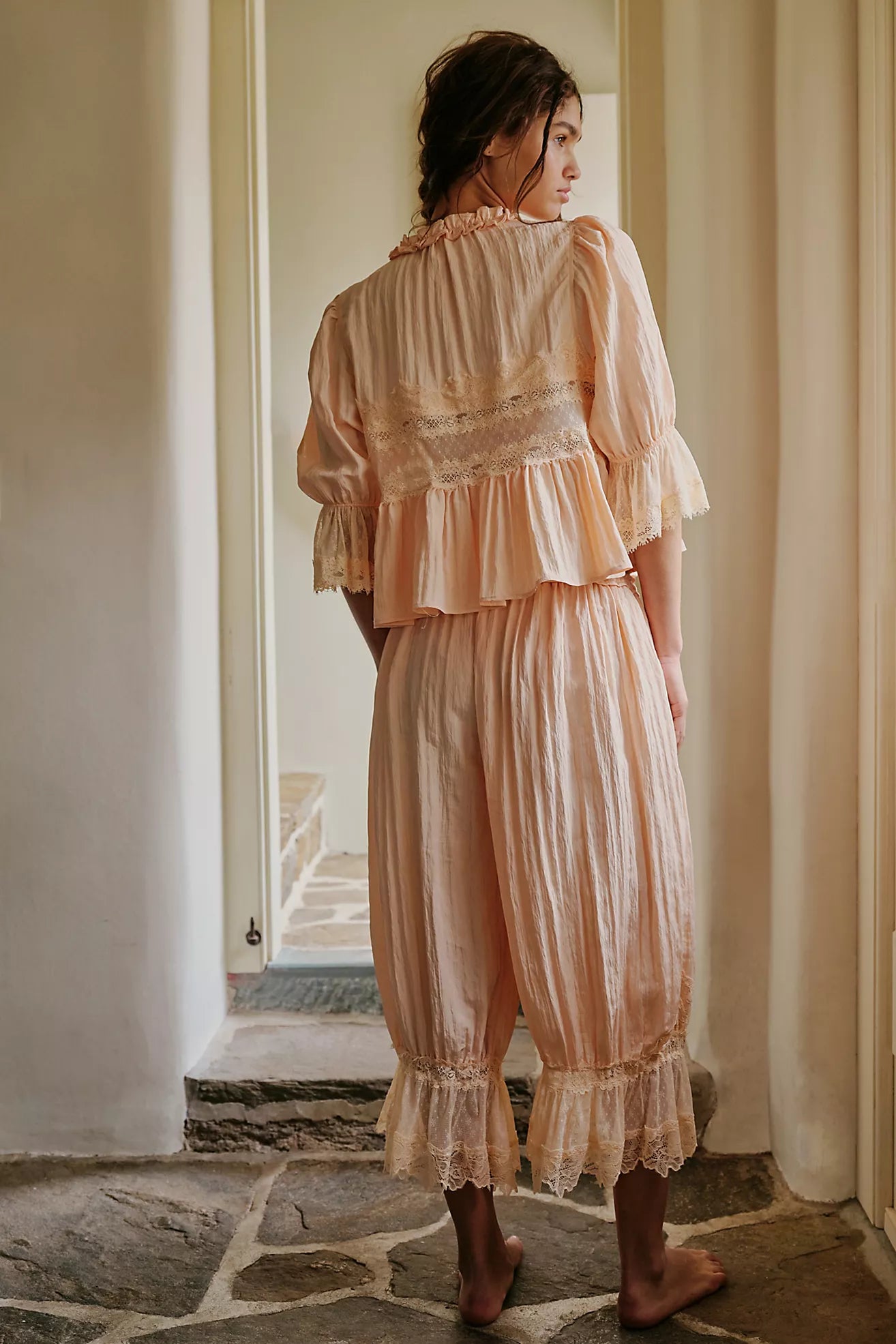 Forever Young Bloomer Pants Peach Pit