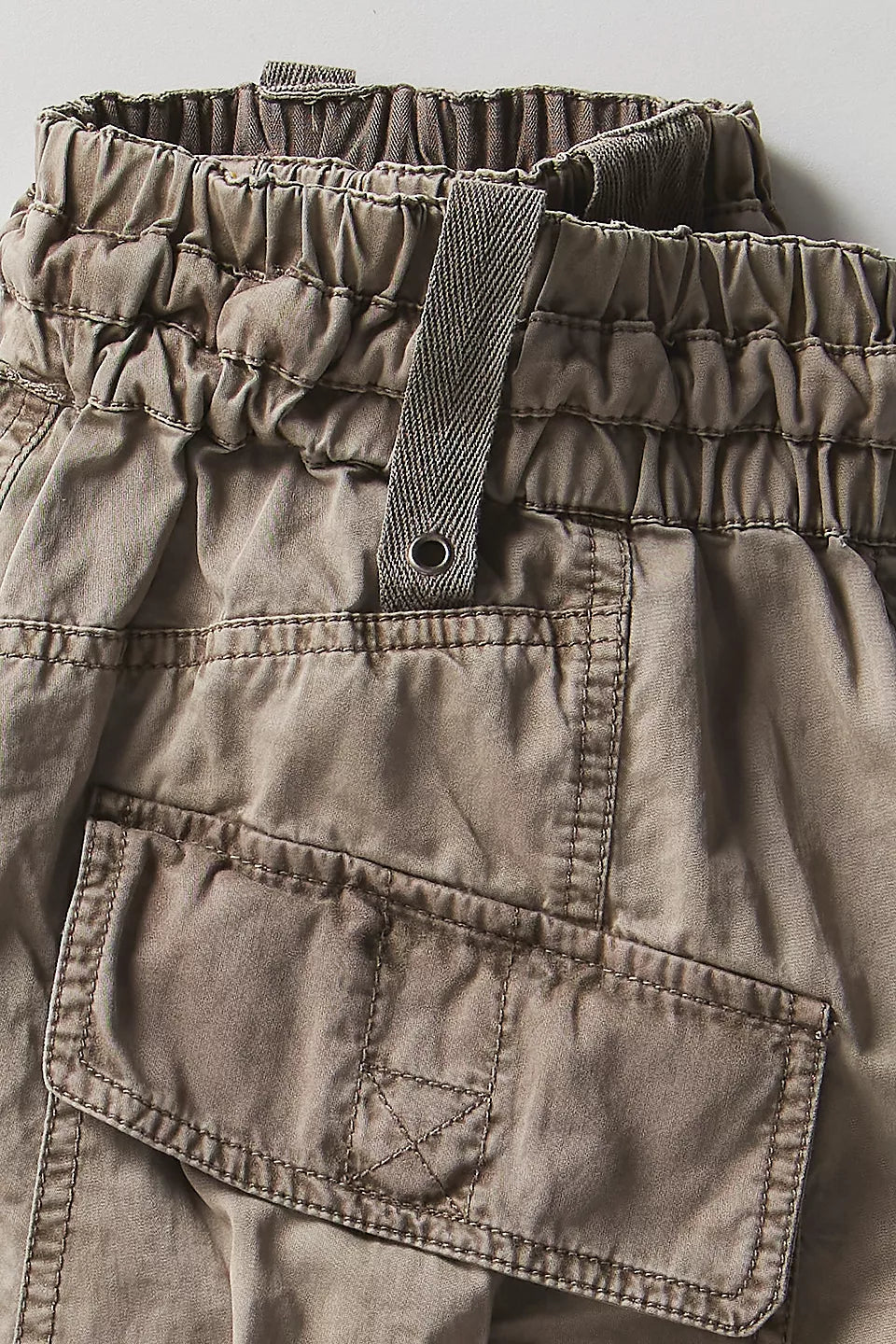 Onset Printed Pull On Cargo Pants Dusted Cocoa