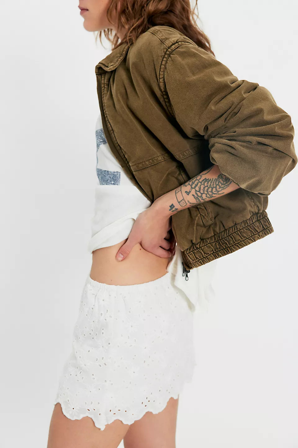 Eyes On You Skort Ivory