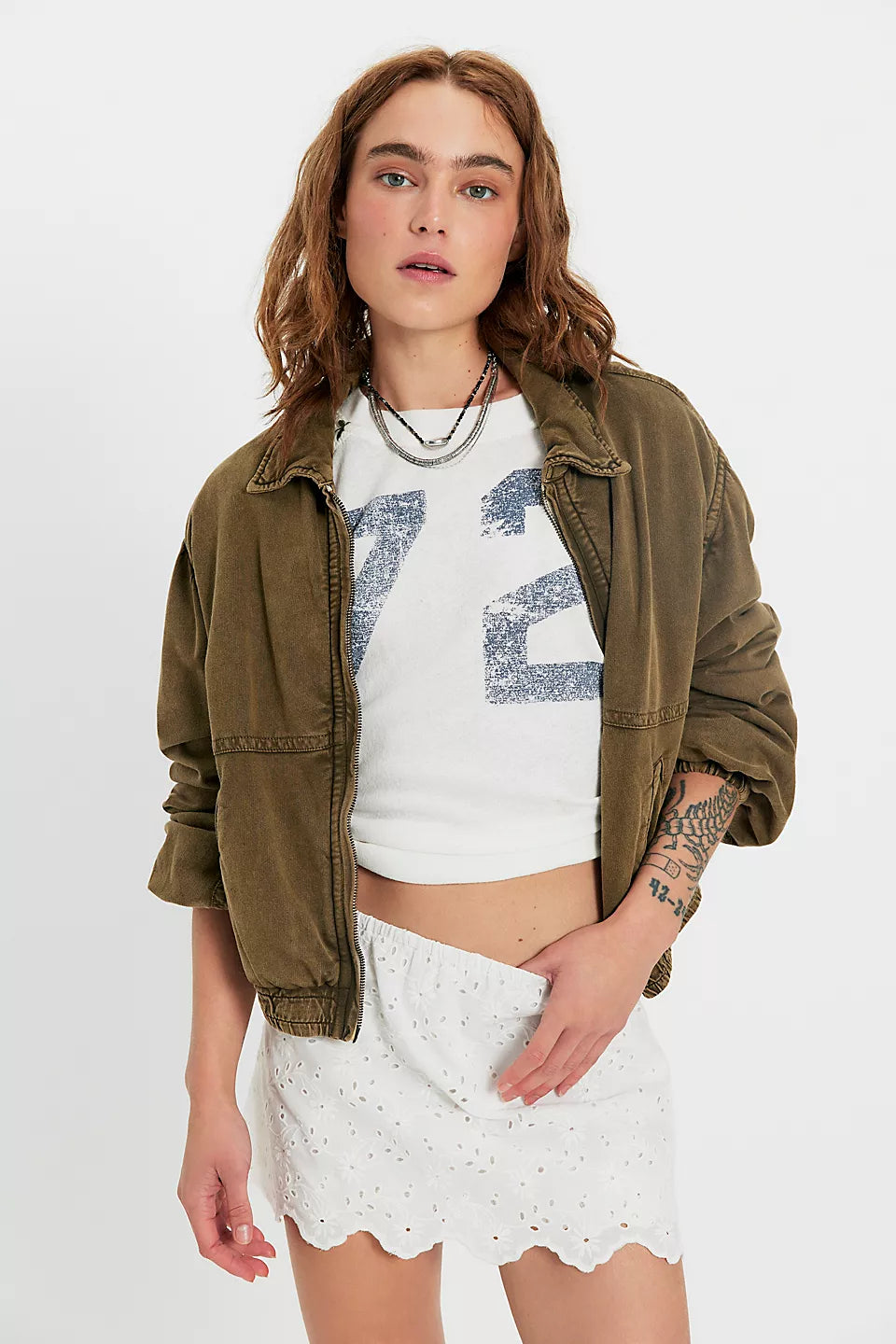 Eyes On You Skort Ivory