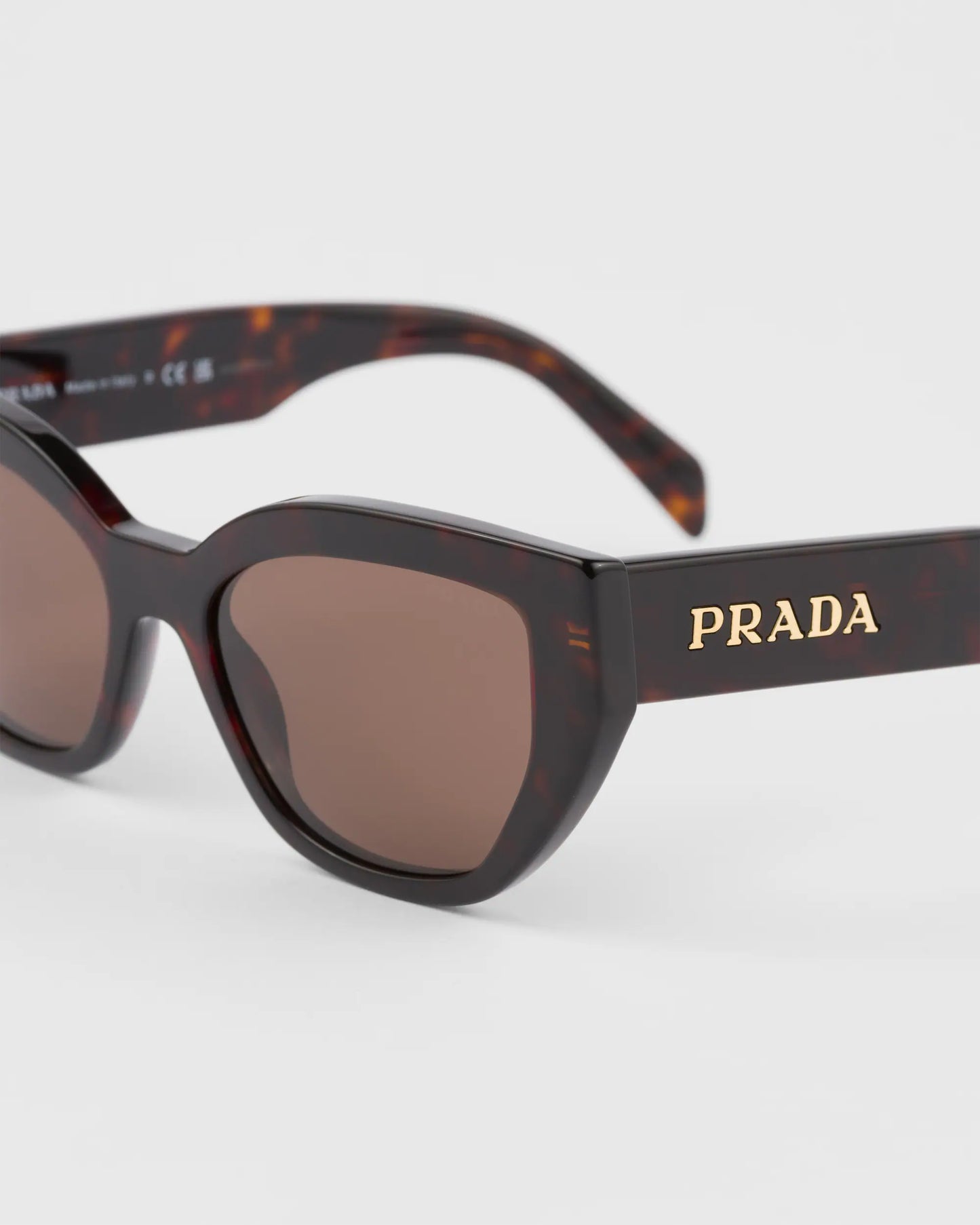 Prada Cat Eye Sunglasses Briar Tortoise 0PR A09S