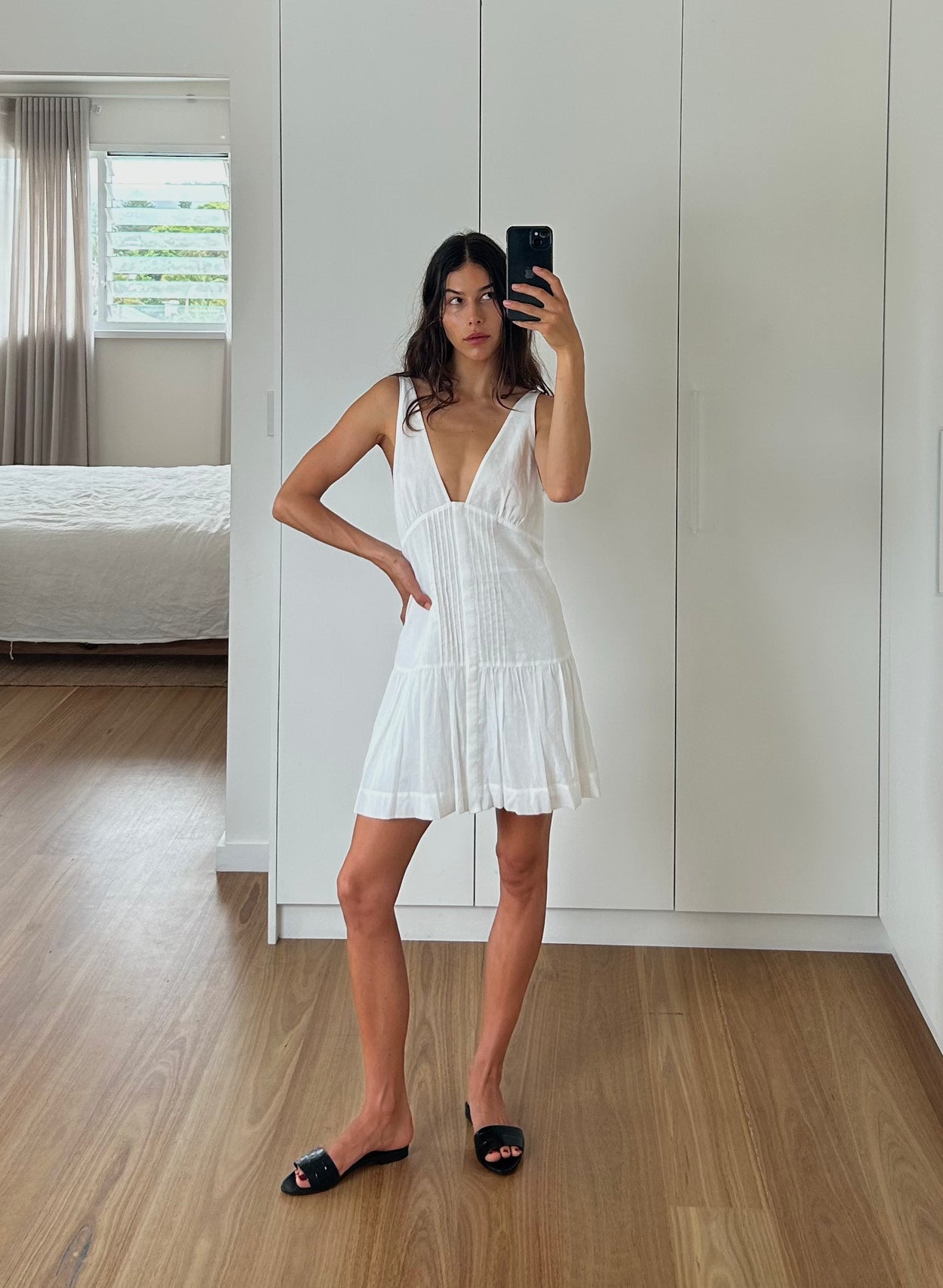 Franka Mini Dress White