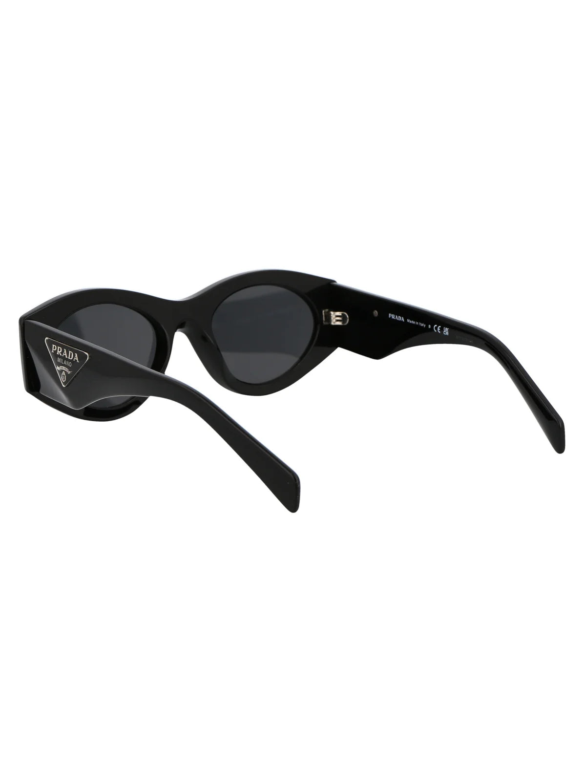 Prada Oval Sunglasses Black 0PR 20ZS