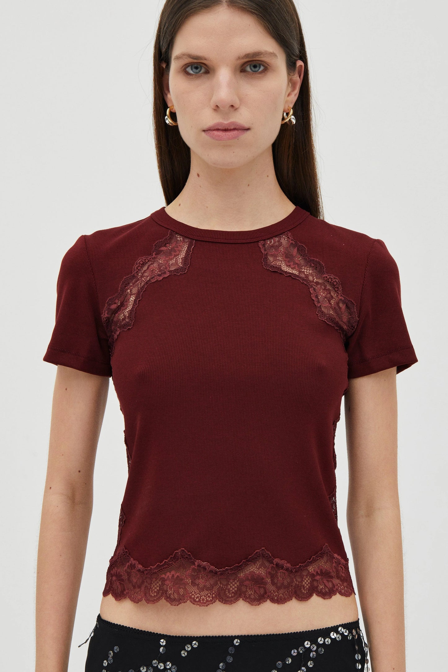 Echo Tee Crimson