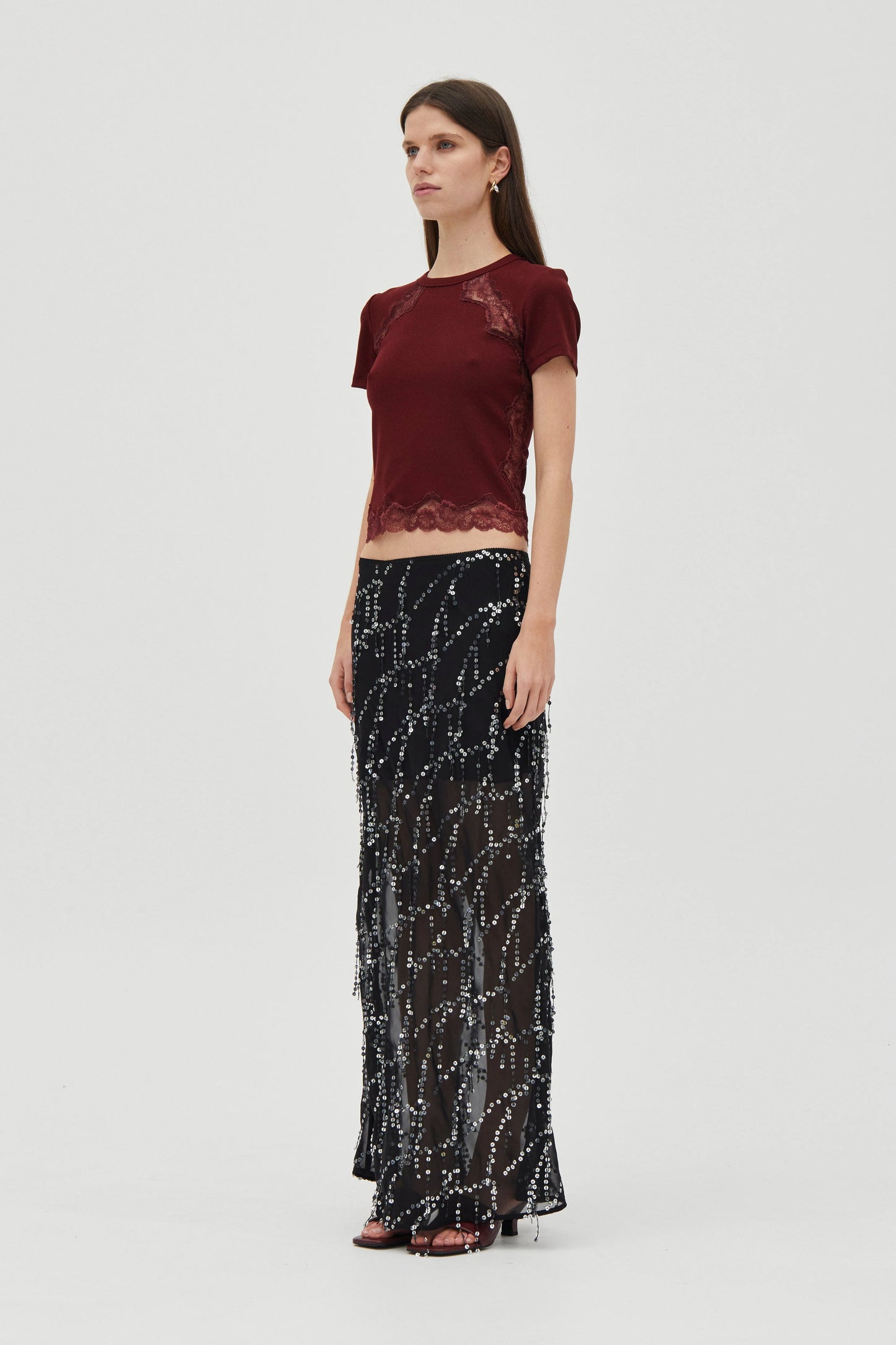 Echo Tee Crimson