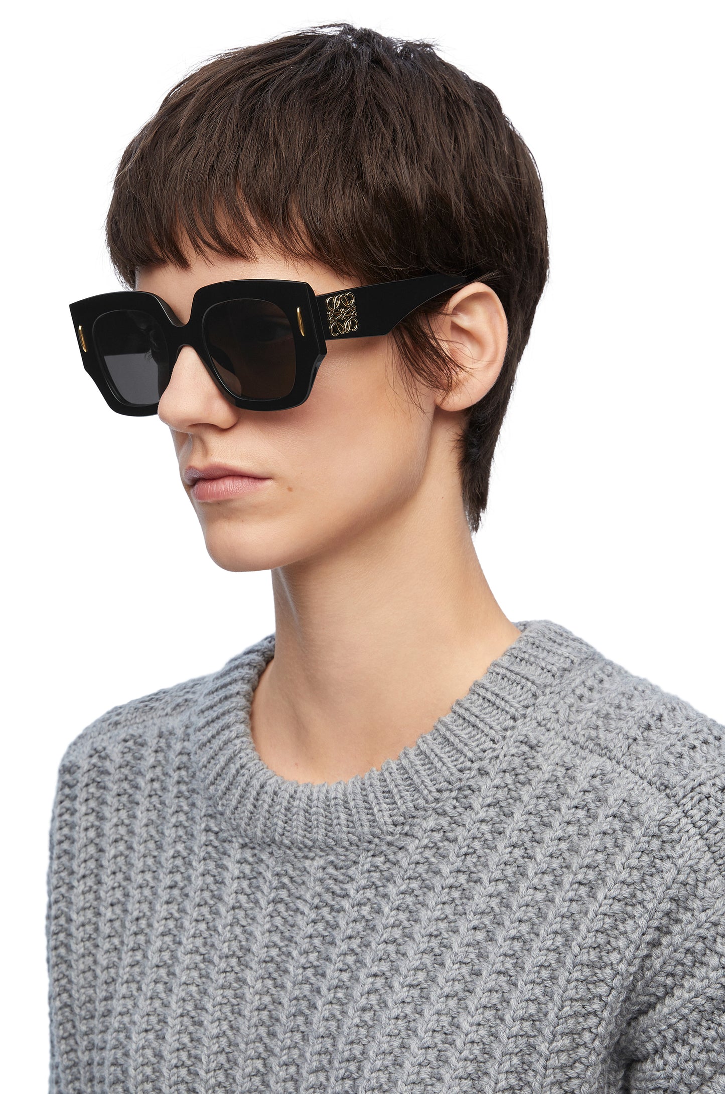 Loewe Anagram Black Sunglasses LW40129U