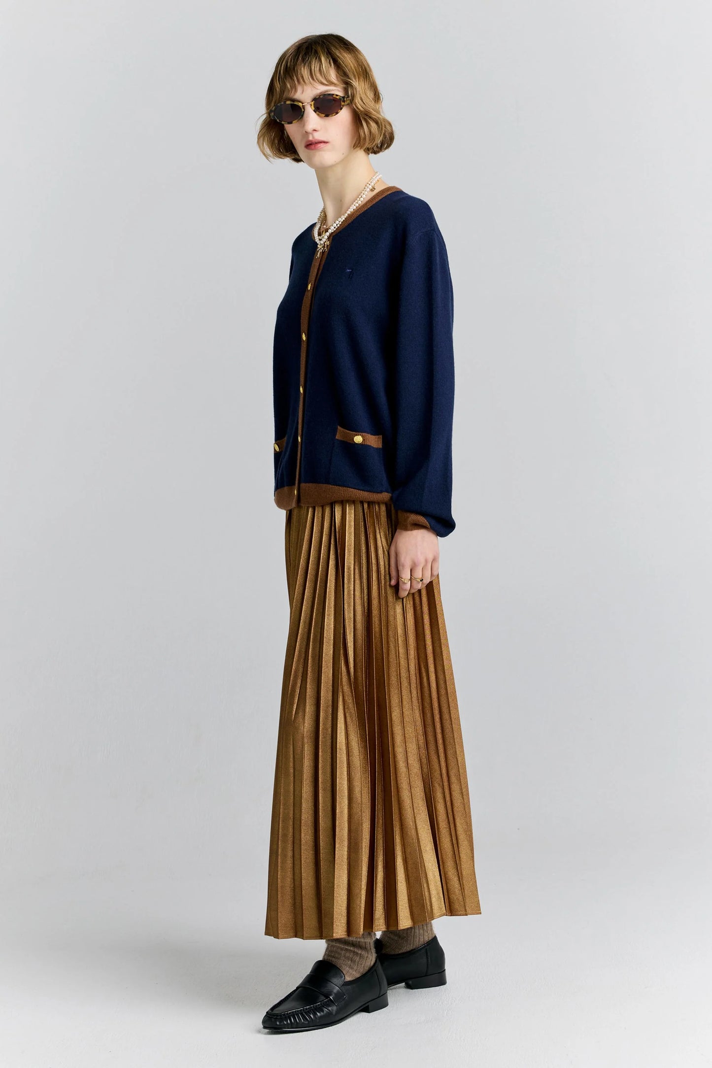 Marie Cardigan Navy