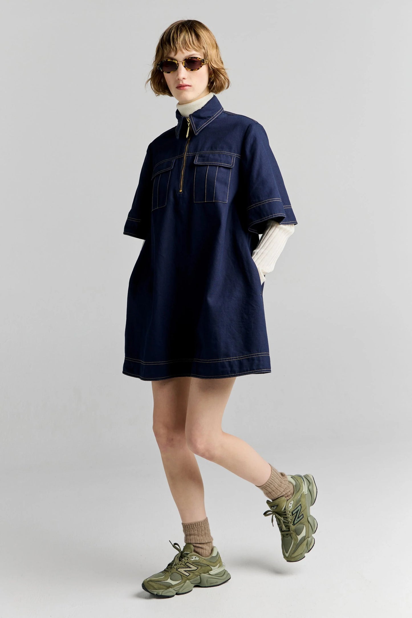 Tempest Dress Navy