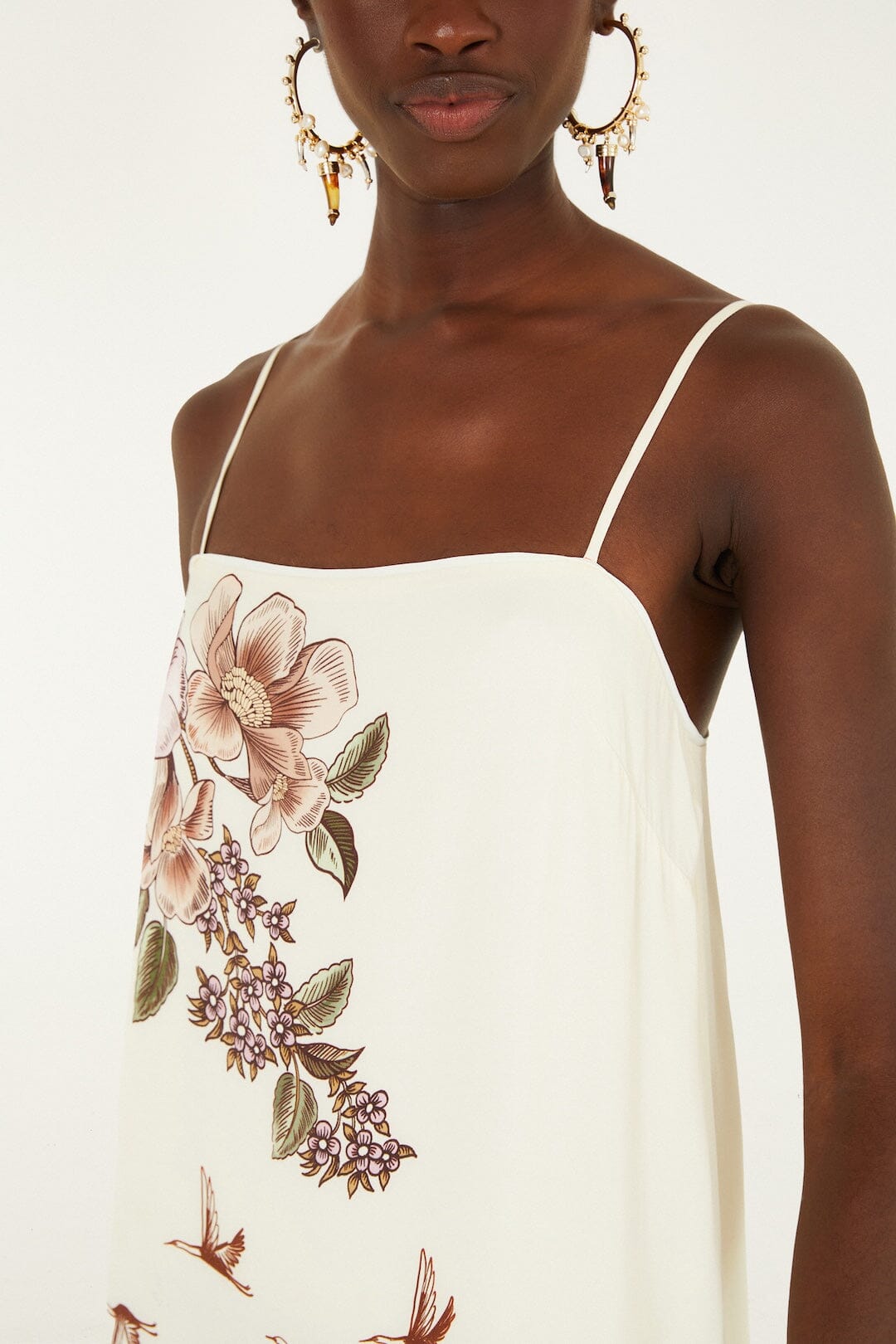 Farm Rio Toile de Rio Off white Maxi Dress