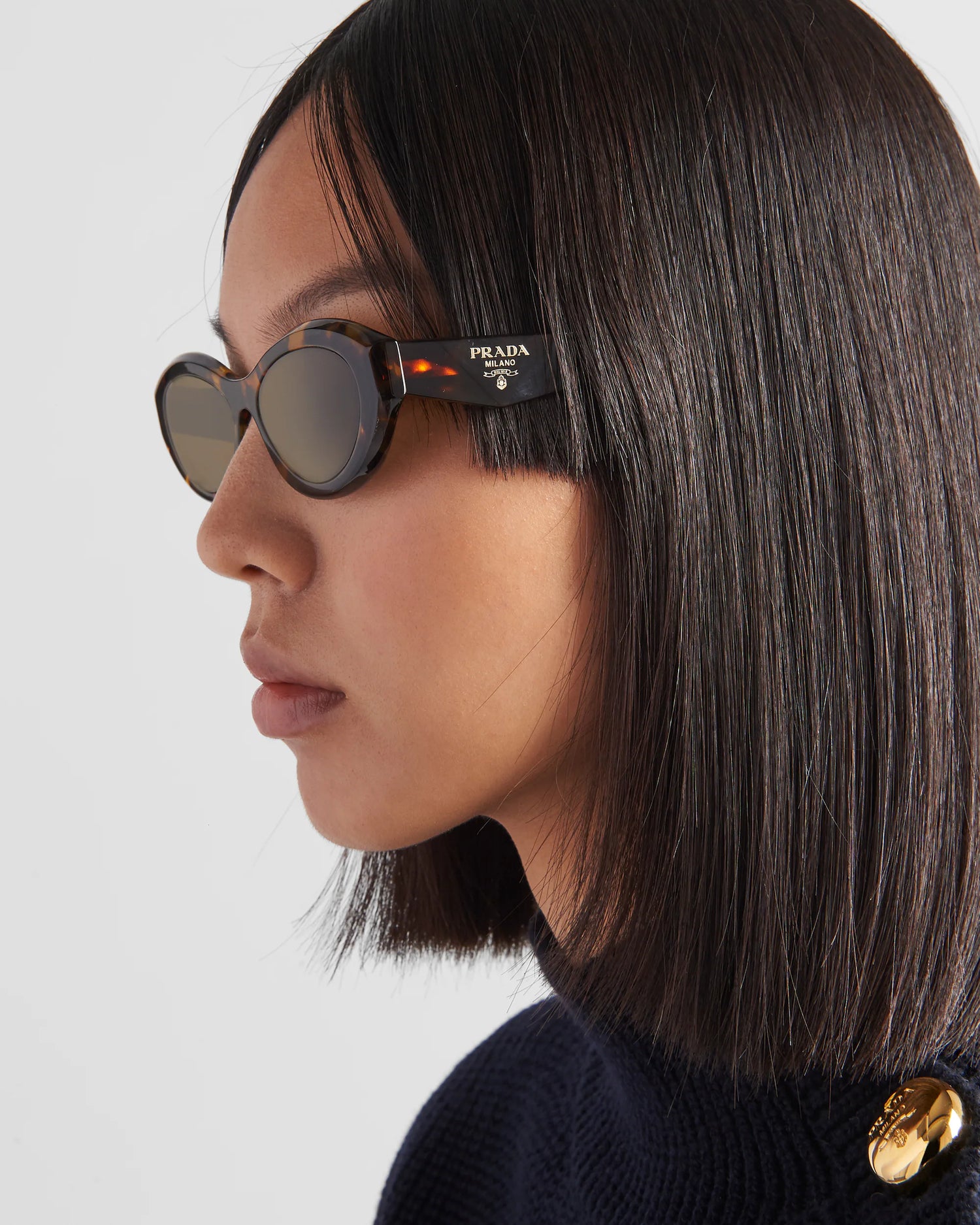 小物 PRADA Y2K Oval l Frame Sunglasses Prada Oval Sunglasses Honey 0PR 26ZS – Laneway Boutique