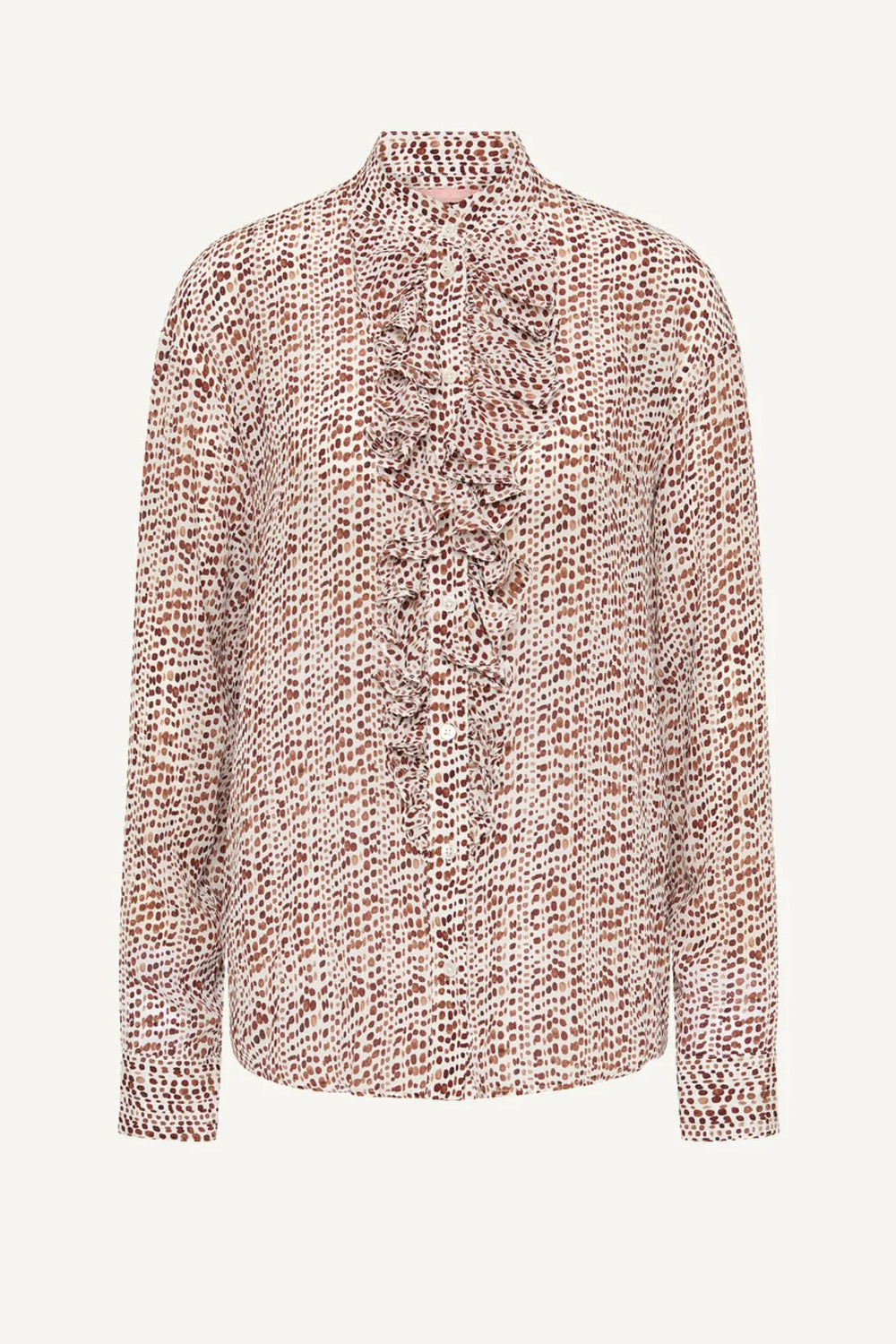 For the Frill Of It Shirt Polka Dot Shell