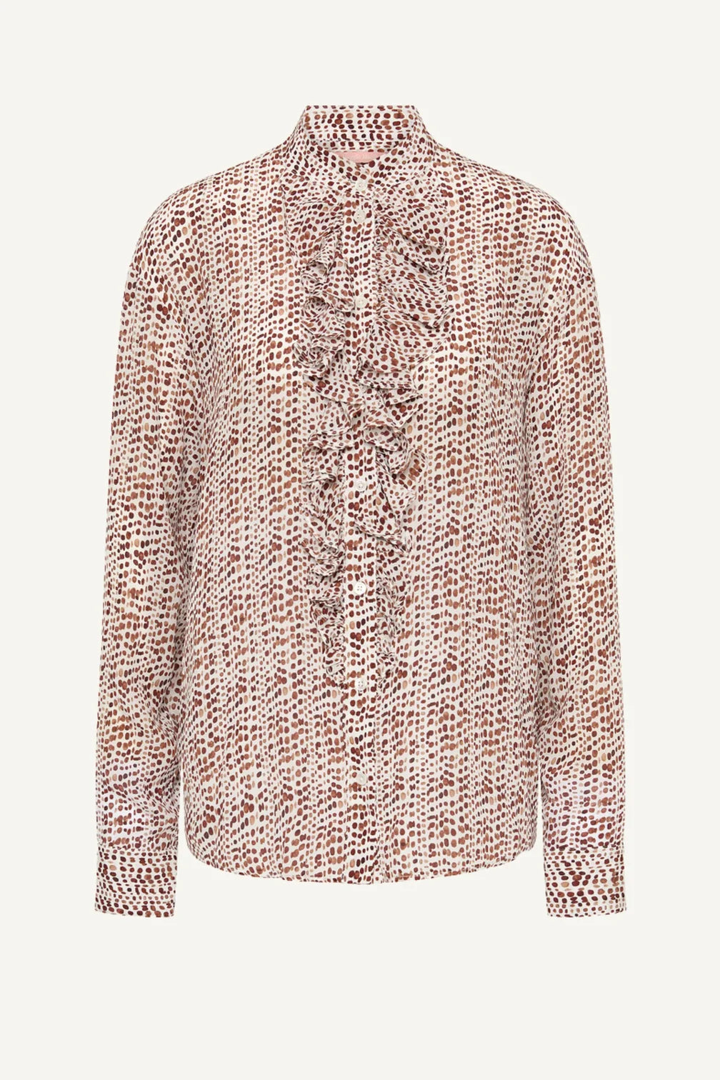 For the Frill Of It Shirt Polka Dot Shell