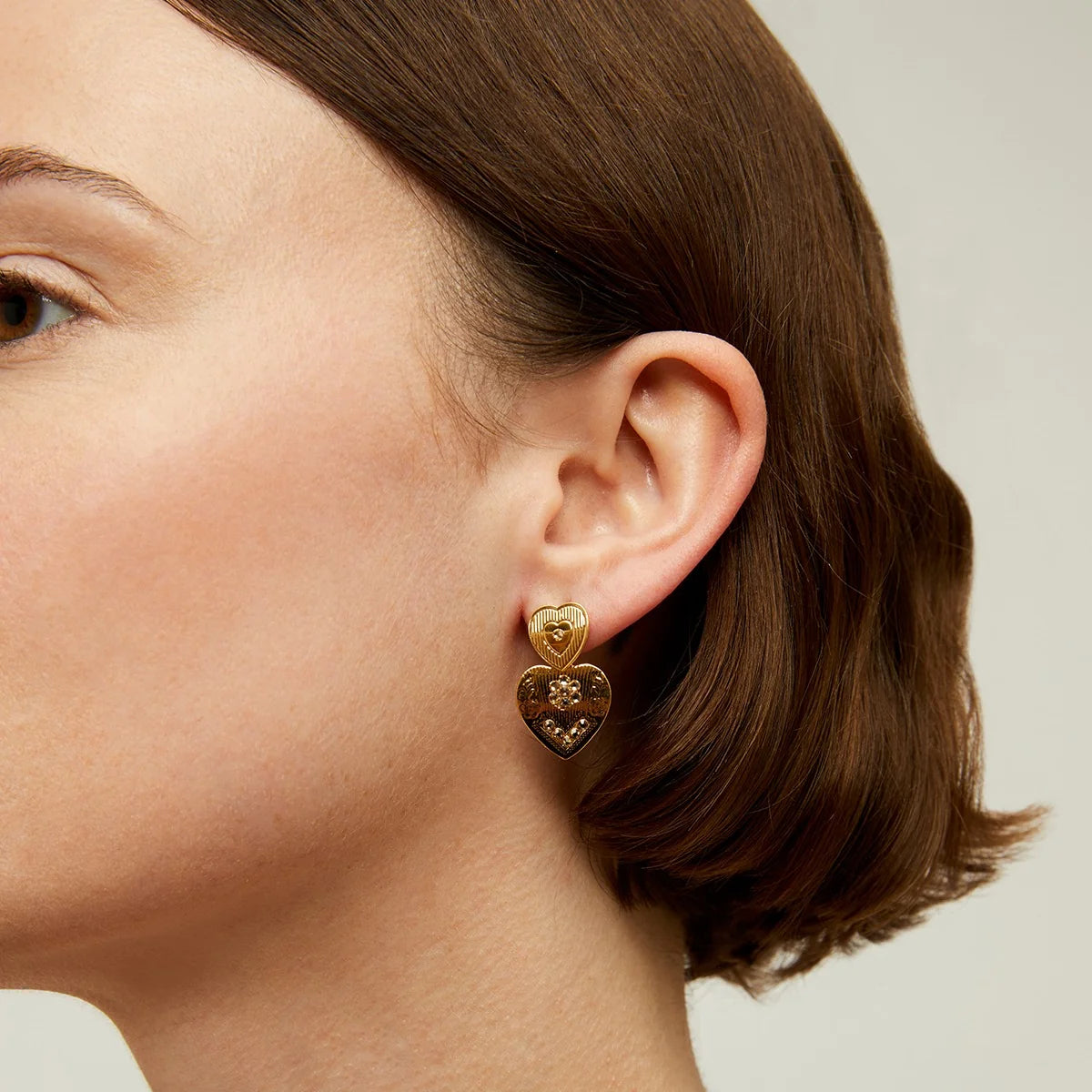 Gas Bijoux I Love You Mini Earrings