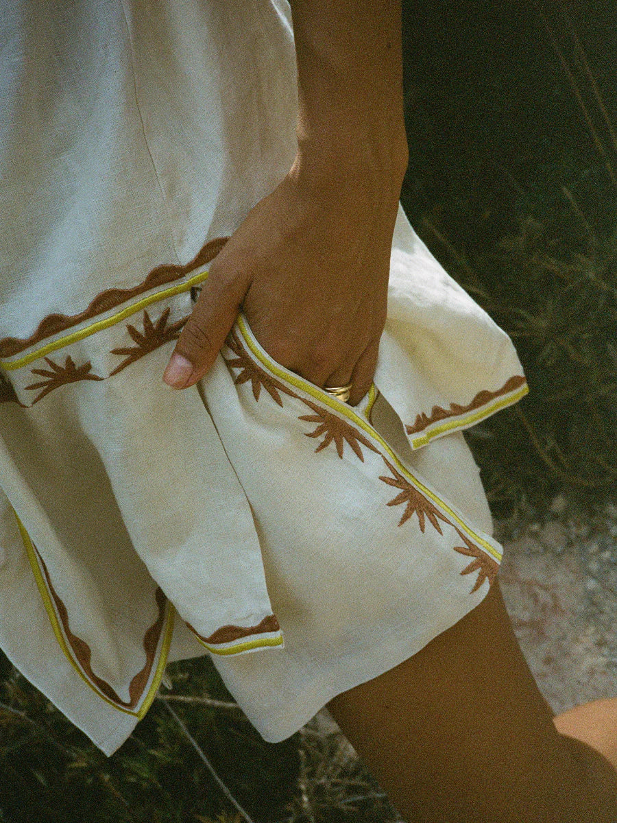Abbey Shorts Helios Embroidery