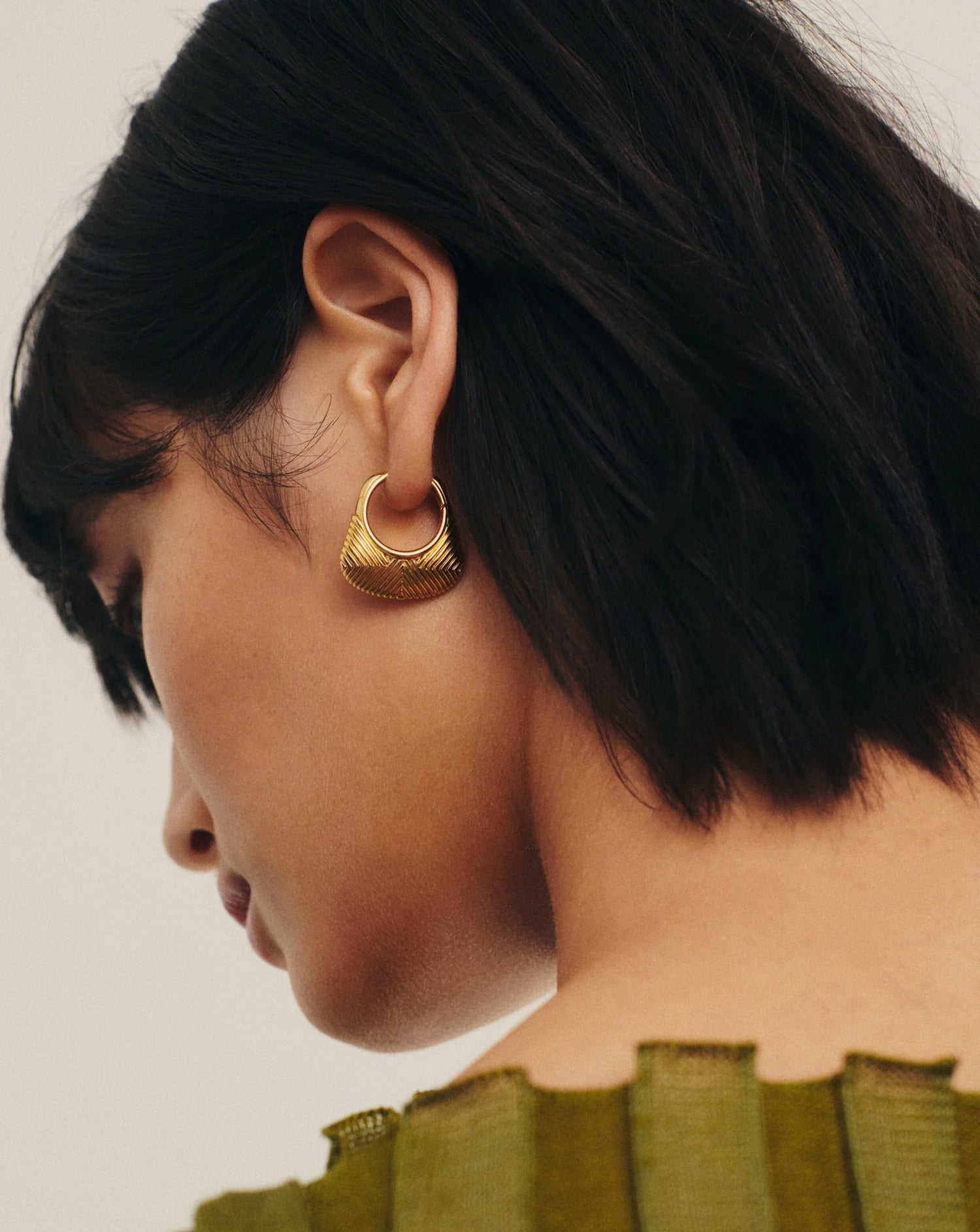 MISSOMA Hera Ridge Hoop Earrings - Laneway Boutique