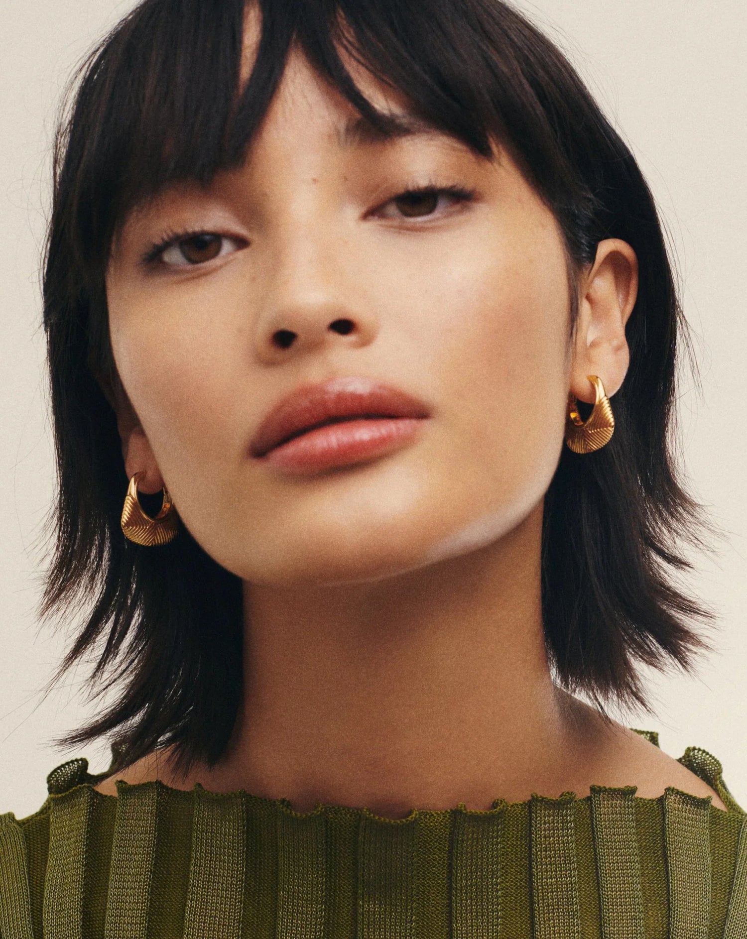 MISSOMA Hera Ridge Hoop Earrings - Laneway Boutique